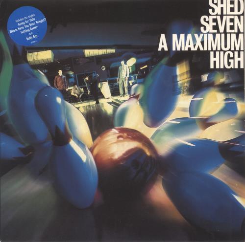 Shed Seven A Maximum High UK vinyl LP album (LP record) (319419)